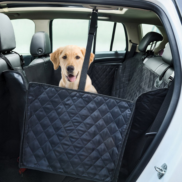 Dog Seat Cover Waterproof Dog Hammock for Back Seat of Car