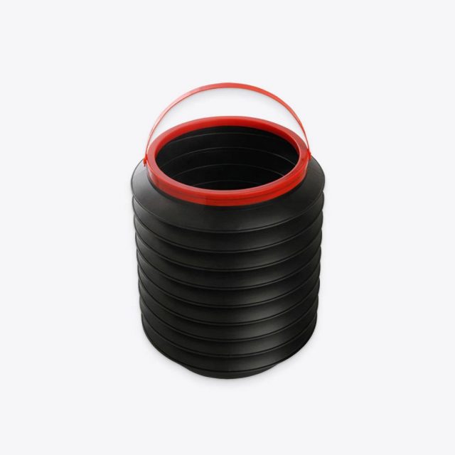 Collapsible Plastic Trash Bin With Handle Travel & Roadway Products